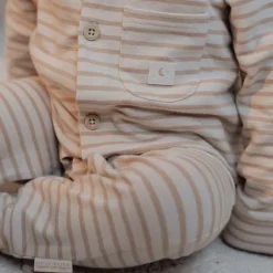 Little Dutch Pyjama's|Pyjama's^Eendelige pyjama - Zand - Gestreept
