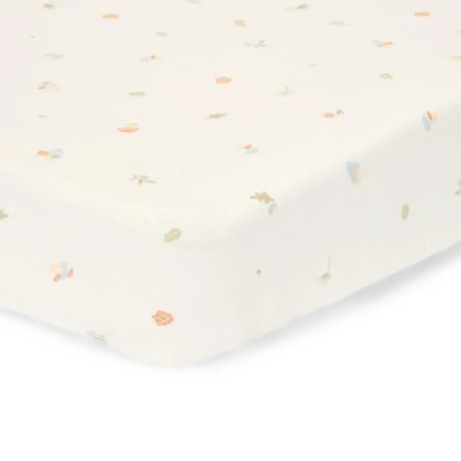 Little Dutch Hoeslakens^Eenpersoons hoeslaken - Wit - Maat Eenpersoons - Forest Friends - Forest Treasures