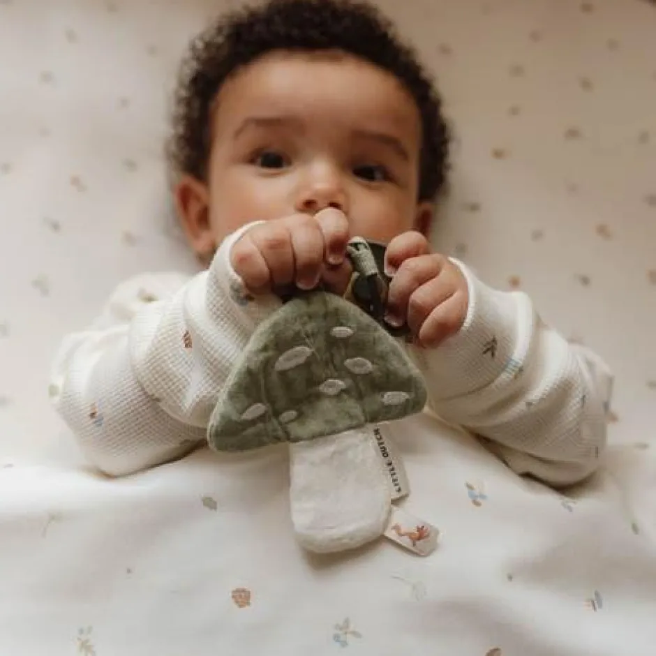 Little Dutch Hoeslakens^Eenpersoons hoeslaken - Wit - Maat Eenpersoons - Forest Friends - Forest Treasures