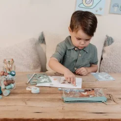 Little Dutch Creatief Speelgoed^Etui met inhoud - Blauw - Forest Friends
