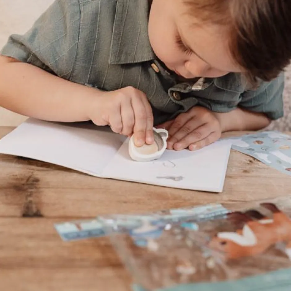 Little Dutch Creatief Speelgoed^Etui met inhoud - Blauw - Forest Friends