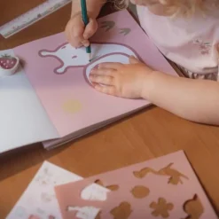 Little Dutch Creatief Speelgoed^Etui met inhoud - Roze - Fairy Garden