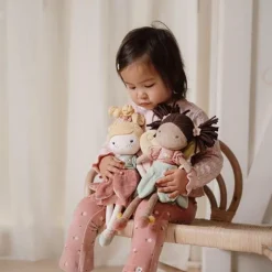 Little Dutch Zachte Poppen|Poppen^Fairy Evi - Roze - Fairy Garden