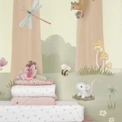 Little Dutch Decoratie|Behang^Fotobehang - Meerkleurig - Fairy Garden