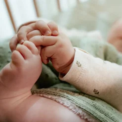 Little Dutch Ledikantdeken^Gebreid ledikantdeken - Fleece – Groen – Essentials