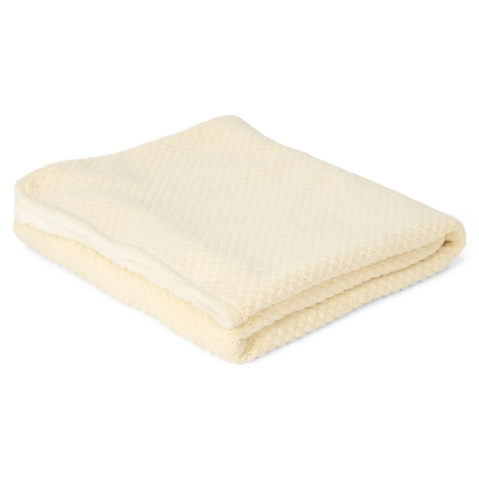 Little Dutch Ledikantdeken^Gebreid ledikantdeken - Fleece – Wit – Essentials