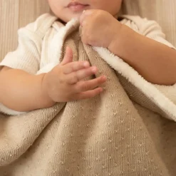 Little Dutch Ledikantdeken^Gebreid ledikantdeken - Fleece - Beige - Essentials