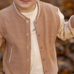 Little Dutch Jongens Kleding|Kinderkleding^Gebreid vest - Bruin - Forest Friends