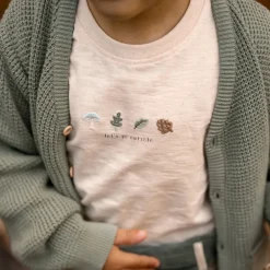 Little Dutch Jongens Kleding|Kinderkleding^Gebreid vest - Groen - Forest Friends