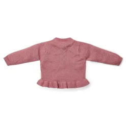 Little Dutch Meisjes Kleding|Kinderkleding^Gebreid vest - Knoopjes - Roze - Fairy Garden