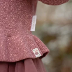 Little Dutch Meisjes Kleding|Kinderkleding^Gebreid vest - Knoopjes - Roze - Fairy Garden