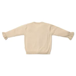 Little Dutch Meisjes Kleding|Kinderkleding^Gebreid vest - Zand - Fairy Garden