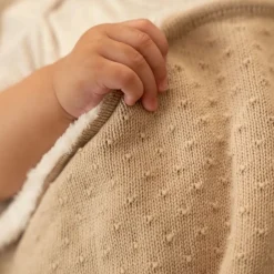 Little Dutch Wiegdekens^Gebreid wiegdeken - fleece - Beige - Essentials