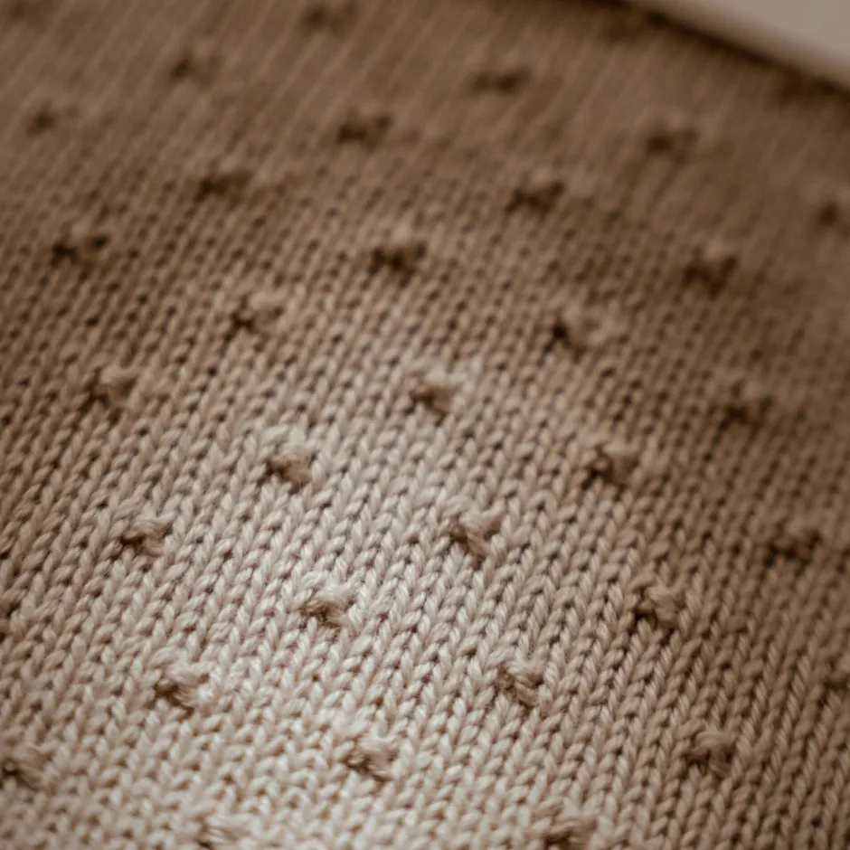 Little Dutch Wiegdekens^Gebreid wiegdeken - fleece - Beige - Essentials