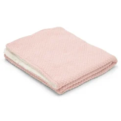 Little Dutch Wiegdekens^Gebreid wiegdeken - Fleece - Roze - Essentials