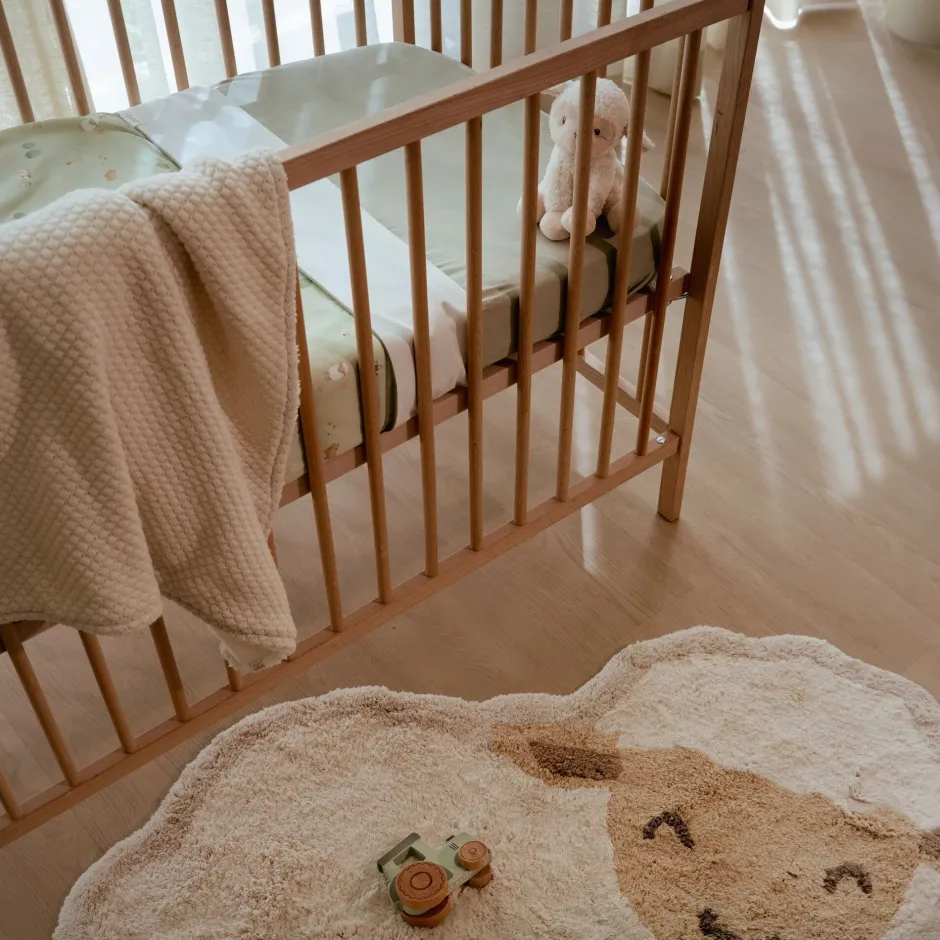 Little Dutch Wiegdekens^Gebreid wiegdeken - Fleece – Wit – Essentials