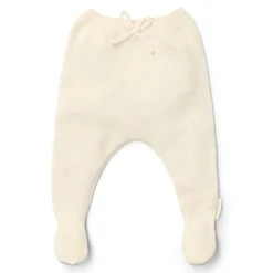 Little Dutch Babykleding^Gebreide broek - Wit - Newborn Naturals