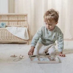 Little Dutch Speelgoed Vanaf 1 Jaar|Puzzels & Spelletjes^Geluidenpuzzel - Blauw - Forest Friends