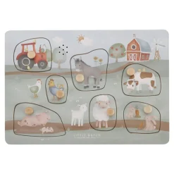 Little Dutch Speelgoed Vanaf 2 Jaar|Puzzels & Spelletjes^Geluidenpuzzel Little Farm