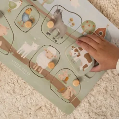 Little Dutch Speelgoed Vanaf 2 Jaar|Puzzels & Spelletjes^Geluidenpuzzel Little Farm