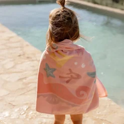 Little Dutch Strand & Water Speelgoed^Handdoek - Meerkleurig - Maat one size - Ocean Treasures