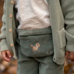 Little Dutch Jongens Kleding|Kinderkleding^Heuptasje - Groen - Maat one size - Forest Friends