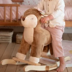 Little Dutch Houten Speelgoed^Hobbelhert - Roze - Fairy Garden