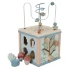 Little Dutch Educatief Speelgoed|Houten Speelgoed^Houten activiteitenkubus - Blauw - Forest Friends