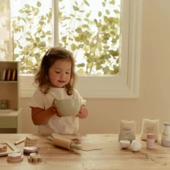 Little Dutch Rollenspel|Houten Speelgoed^Houten bakset – Meerkleurig – Essentials