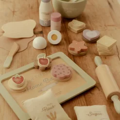 Little Dutch Rollenspel|Houten Speelgoed^Houten bakset – Meerkleurig – Essentials