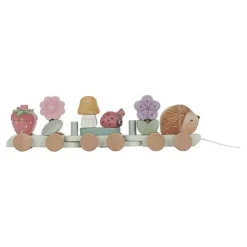 Little Dutch Houten Speelgoed^Houten Blokkentrein - Roze - Fairy Garden