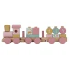 Little Dutch Houten Speelgoed^Houten Blokkentrein - Roze - Fairy Garden