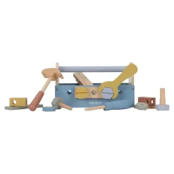 Little Dutch Rollenspel|Houten Speelgoed^Houten gereedschapskist - Blauw - Essentials