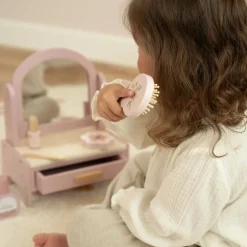 Little Dutch Rollenspel|Houten Speelgoed^Houten kaptafel - Roze - Essentials