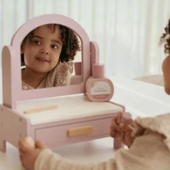 Little Dutch Rollenspel|Houten Speelgoed^Houten kaptafel - Roze - Essentials