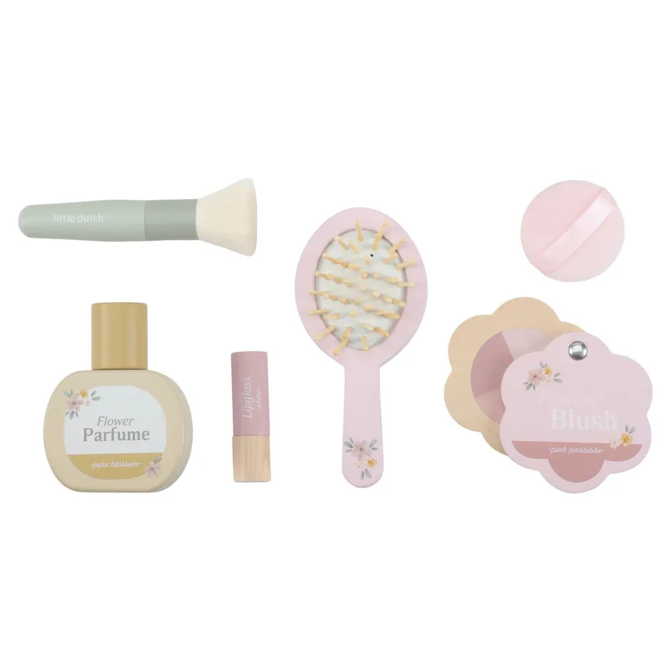 Little Dutch Rollenspel|Houten Speelgoed^Houten kaptafel groot– Roze – Essentials