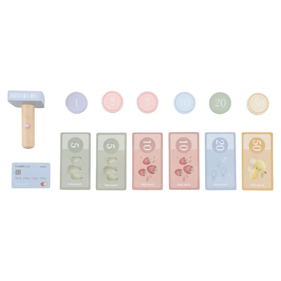 Little Dutch Speelgoed Vanaf 2 Jaar|Rollenspel^Houten kassa - Groen – Essentials