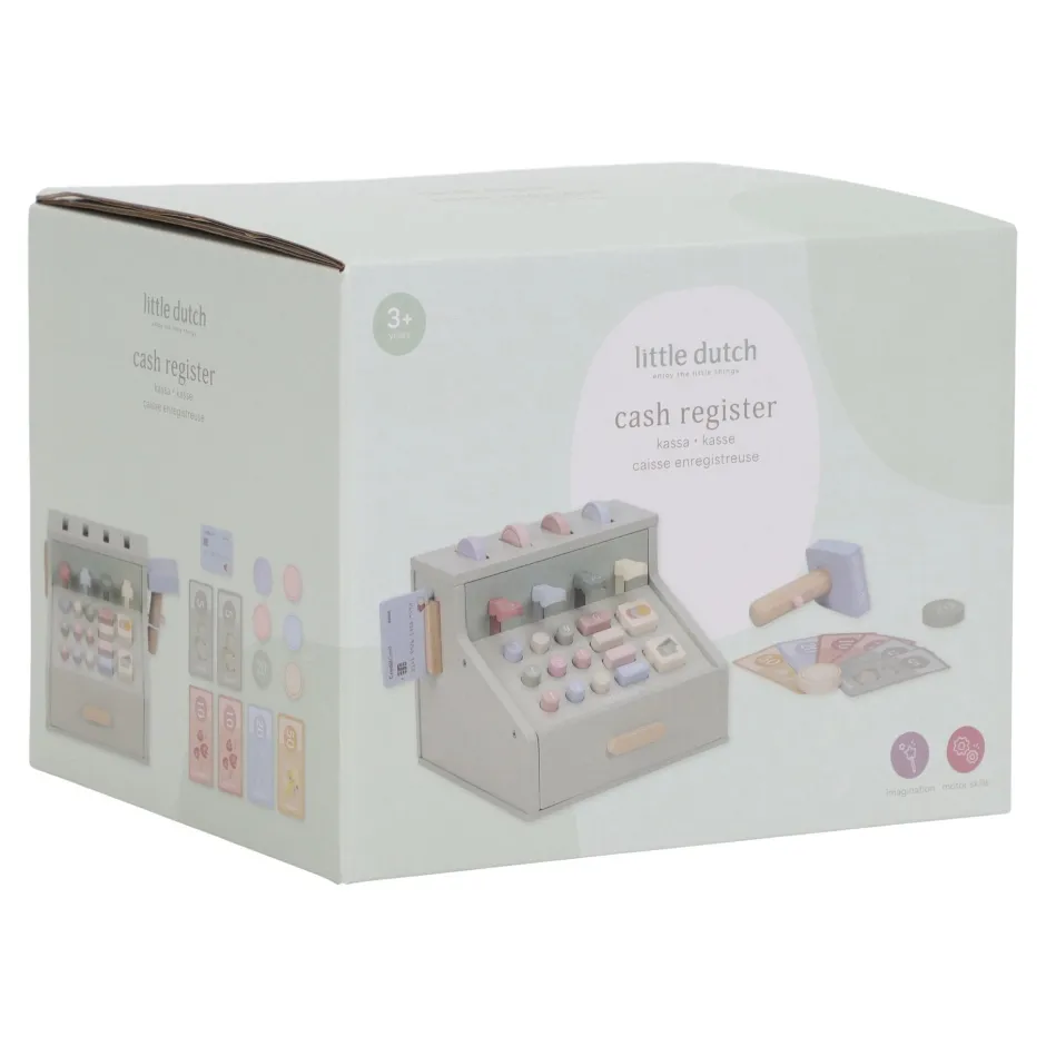 Little Dutch Speelgoed Vanaf 2 Jaar|Rollenspel^Houten kassa - Groen – Essentials