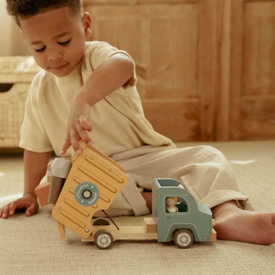 Little Dutch Rollenspel|Strand & Water Speelgoed^Houten kiepwagen – Meerkleurig – Essentials