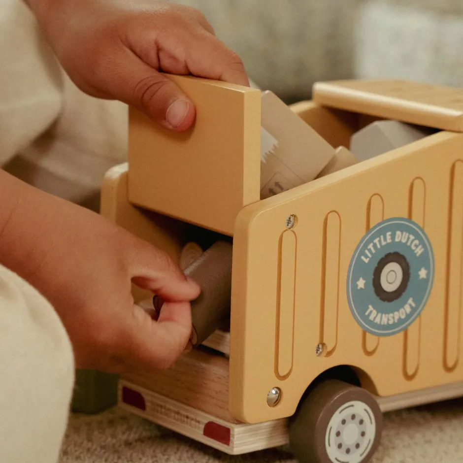 Little Dutch Rollenspel|Strand & Water Speelgoed^Houten kiepwagen – Meerkleurig – Essentials