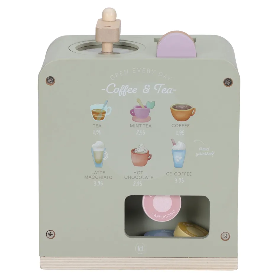 Little Dutch Speelgoed Vanaf 3 Jaar|Speelgoed Vanaf 2 Jaar^Houten koffiezetapparaat - Groen - Essentials