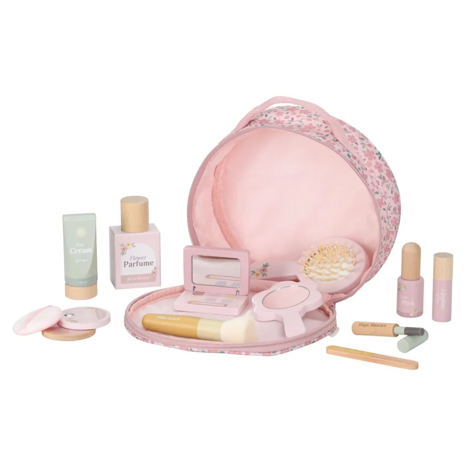 Little Dutch Rollenspel|Houten Speelgoed^Houten make-up set - Roze