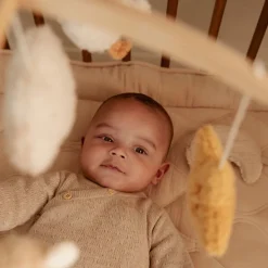 Little Dutch Muziekmobielen|Lampen^Houten muziekmobiel - Beige - Newborn Naturals