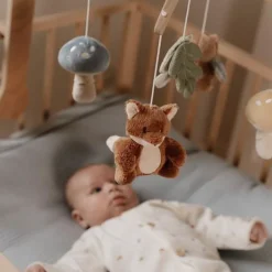 Little Dutch Muziekmobielen|Decoratie^Houten Muziekmobiel - Blauw - Forest Friends