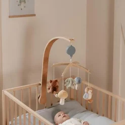 Little Dutch Muziekmobielen|Decoratie^Houten Muziekmobiel - Blauw - Forest Friends