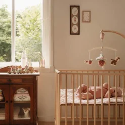 Little Dutch Muziekmobielen|Decoratie^Houten Muziekmobiel - Roze - Fairy Garden