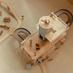 Little Dutch Rollenspel|Houten Auto's^Houten parkeergarage – Blauw – Essentials