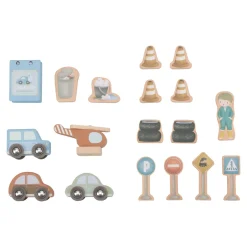 Little Dutch Rollenspel|Houten Auto's^Houten parkeergarage – Blauw – Essentials