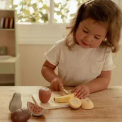 Little Dutch Rollenspel|Houten Speelgoed^Houten snijfruit - Meerkleurig - Essentials