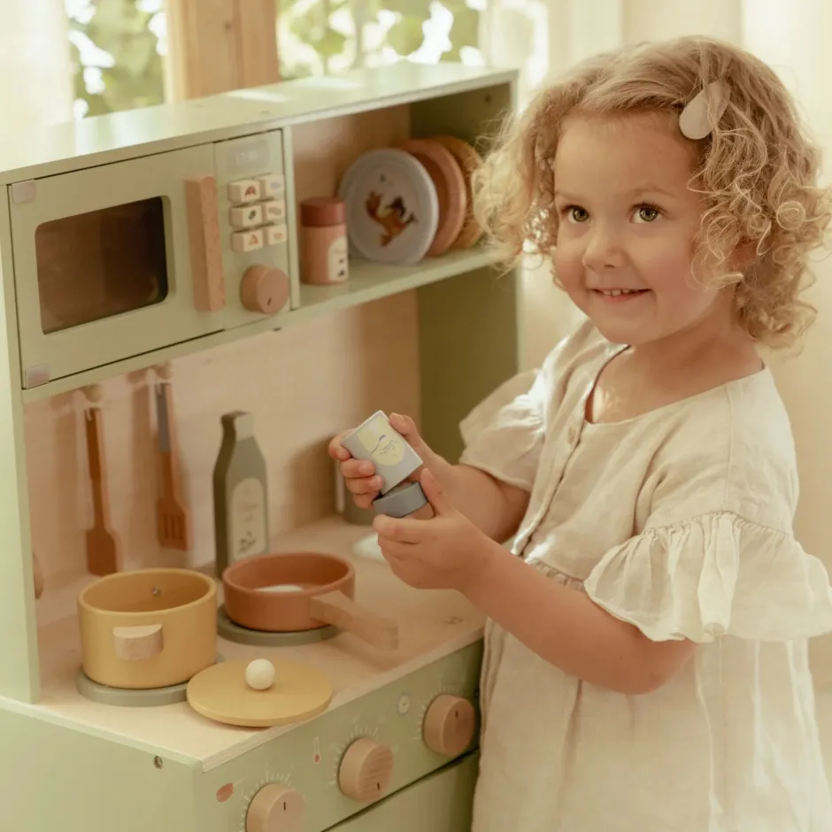 Little Dutch Speelgoed Vanaf 2 Jaar|Rollenspel^Houten speelkeuken - Groen